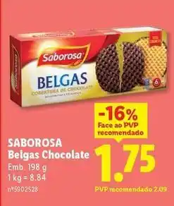 Lidl Saborosa - belgas chocolate promoção