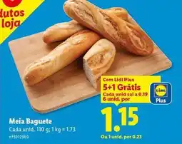 Lidl A+ - meia baguete promoção