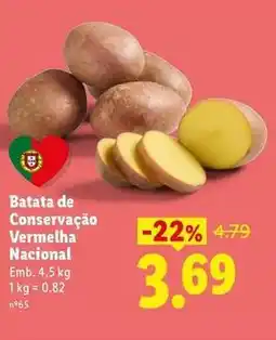 Lidl Nacional - batata de conservação promoção