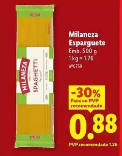 Lidl Milaneza - espace millaeza promoção