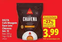 Lidl Delta q - café moagem saco lote chêna int. 12 promoção