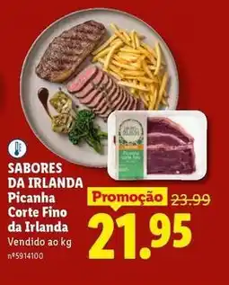 Lidl Sabores da irlanda picanha corte fino da irlanda promoção