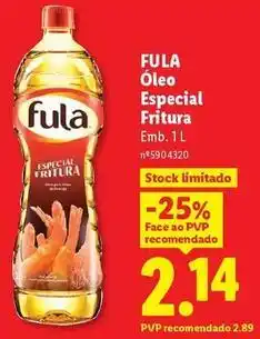 Lidl Fula - oleo especial fritura promoção