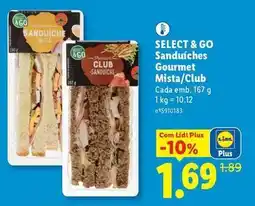 Lidl Premium - sanduíches gourmet mista/club promoção