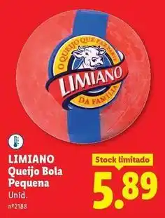 Lidl Limiano - queijo bola pequena promoção