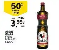 Continente Bom dia Gallo - azeite promoção