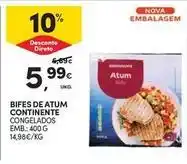 Continente Bom dia Continente - bifes de atum promoção