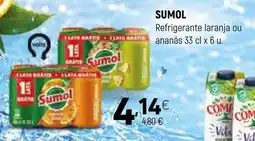 Coviran SUMOL Refrigerante laranja ou ananás promoção