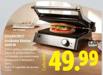 SILVERCREST Grelhador Elétrico 2000 W