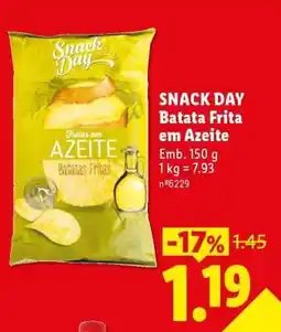 Lidl SNACK DAY Batata Frita em Azeite promoção