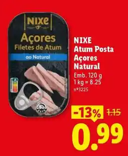 Lidl NIXE Atum Posta Açores Natural promoção
