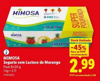 Lidl MIMOSA promoção