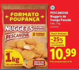 Lidl Pescanova Nuggets de Frango Panado promoção