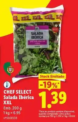 Lidl CHEF SELECT Salada Ibérica XXL promoção