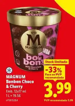 Lidl MAGNUM Bonbon Choco & Cherry promoção