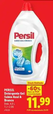 Lidl PERSIL promoção