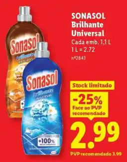 Lidl SONASOL Brilhante Universal promoção