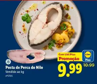 Lidl Posta de Perca do Nilo promoção