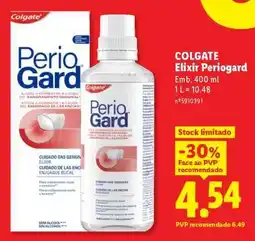 Lidl COLGATE Elixir Periogard promoção