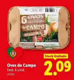 Lidl Ovos do Campo promoção