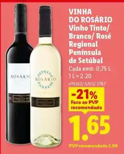 Lidl VINHA DO ROSÁRIO promoção