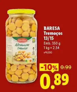 Lidl BARESA Tremoços 13/15 promoção