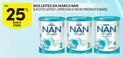Continente Nos leites da marca nan promoção