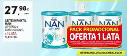 Continente Leite infantil nan optipro 3 promoção