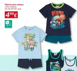 kik Pijama para criança promoção