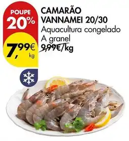 Pingo Doce A+ - camarão vannamei 20/30 promoção