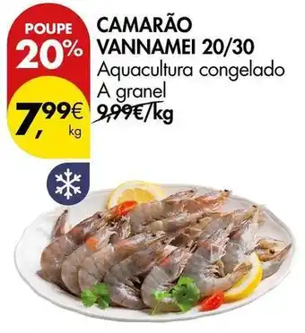Pingo Doce A+ - camarão vannamei 20/30 promoção