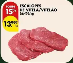 Pingo Doce Escalopes de vitela/vitelao promoção