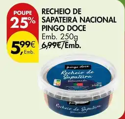 Pingo Doce Pingo doce - recheio de sapateira nacional promoção