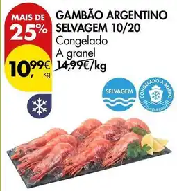 Pingo Doce A+ - gambão argentino selvagem 10/20 promoção