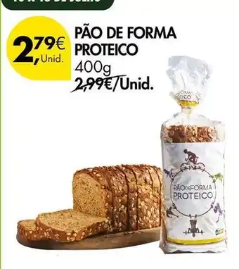 Pingo Doce Forma+ - pão de forma proteico promoção