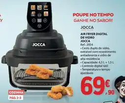 E.Leclerc Air fryer digital de vidro jocca promoção