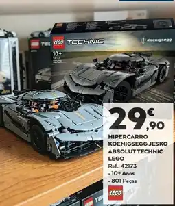 E.Leclerc Hipercarro koenigsegg jesko absolut technic lego promoção
