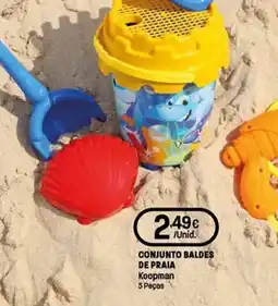 Intermarché Conjunto baldes de praia koopman promoção