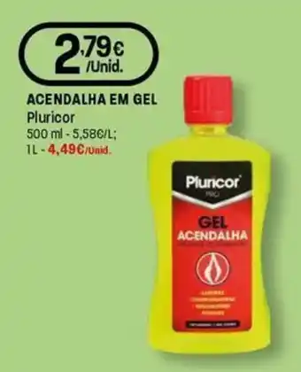 Acendalha em gel pluricor