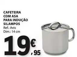 E.Leclerc Cafeteira com asa para indução silampos promoção