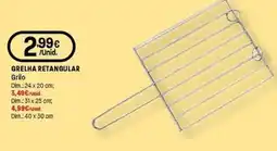 Intermarché Grelha retangular grilo promoção