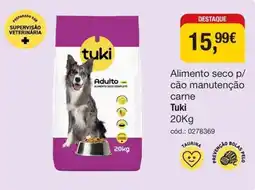 Tibi - Pets for Life Alimento seco p/ cão manutenção carne Tuki promoção