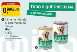 Tibi - Pets for Life Alimento húmido p/ cão molho de frango Mika promoção