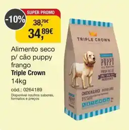 Tibi - Pets for Life Alimento seco p/ cão puppy frango Triple Crown promoção