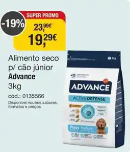 Tibi - Pets for Life Alimento seco p/ cão júnior Advance promoção