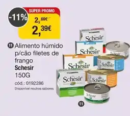Tibi - Pets for Life Alimento húmido p/cão filetes de frango Schesir promoção