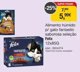 Tibi - Pets for Life Alimento húmido p/ gato fantastic saborosa seleção Felix promoção