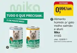 Tibi - Pets for Life ALimento húmido p/ gato molho salmão e atum Mika promoção