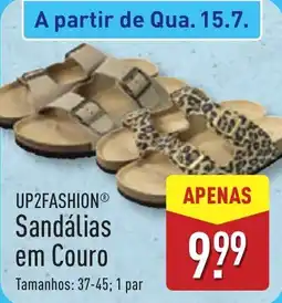 ALDI UP2FASHION Sandálias em Couro promoção