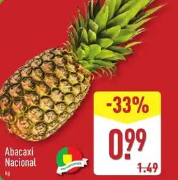 ALDI Abacaxi Nacional promoção